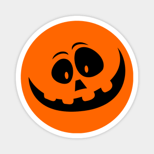 Cute Jack O Lantern / Halloween Pumpkin Face Magnet